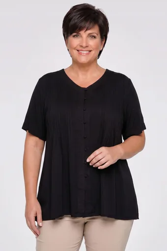 Rumena bluza z gumbi
